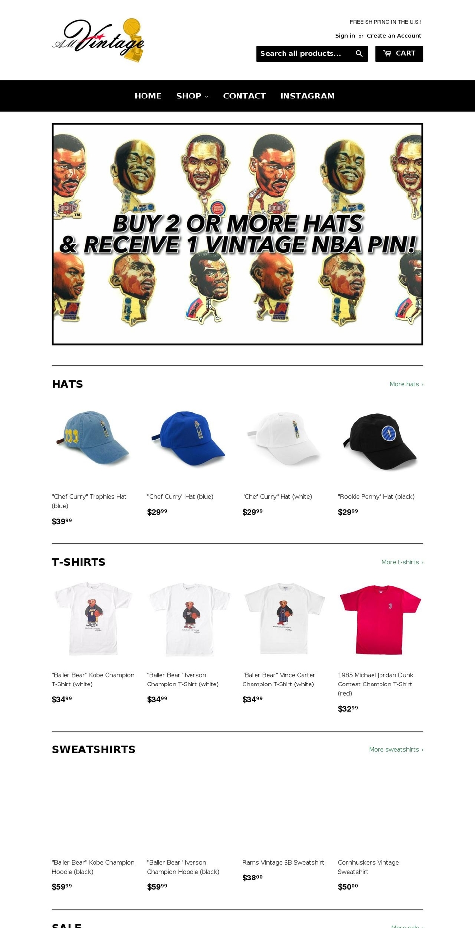 amvtg.com shopify website screenshot