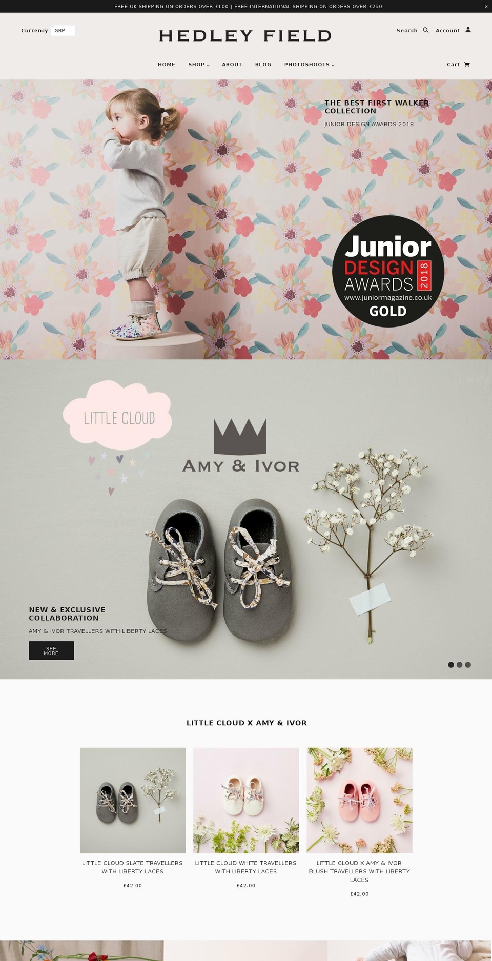 amyandivor.com shopify website screenshot