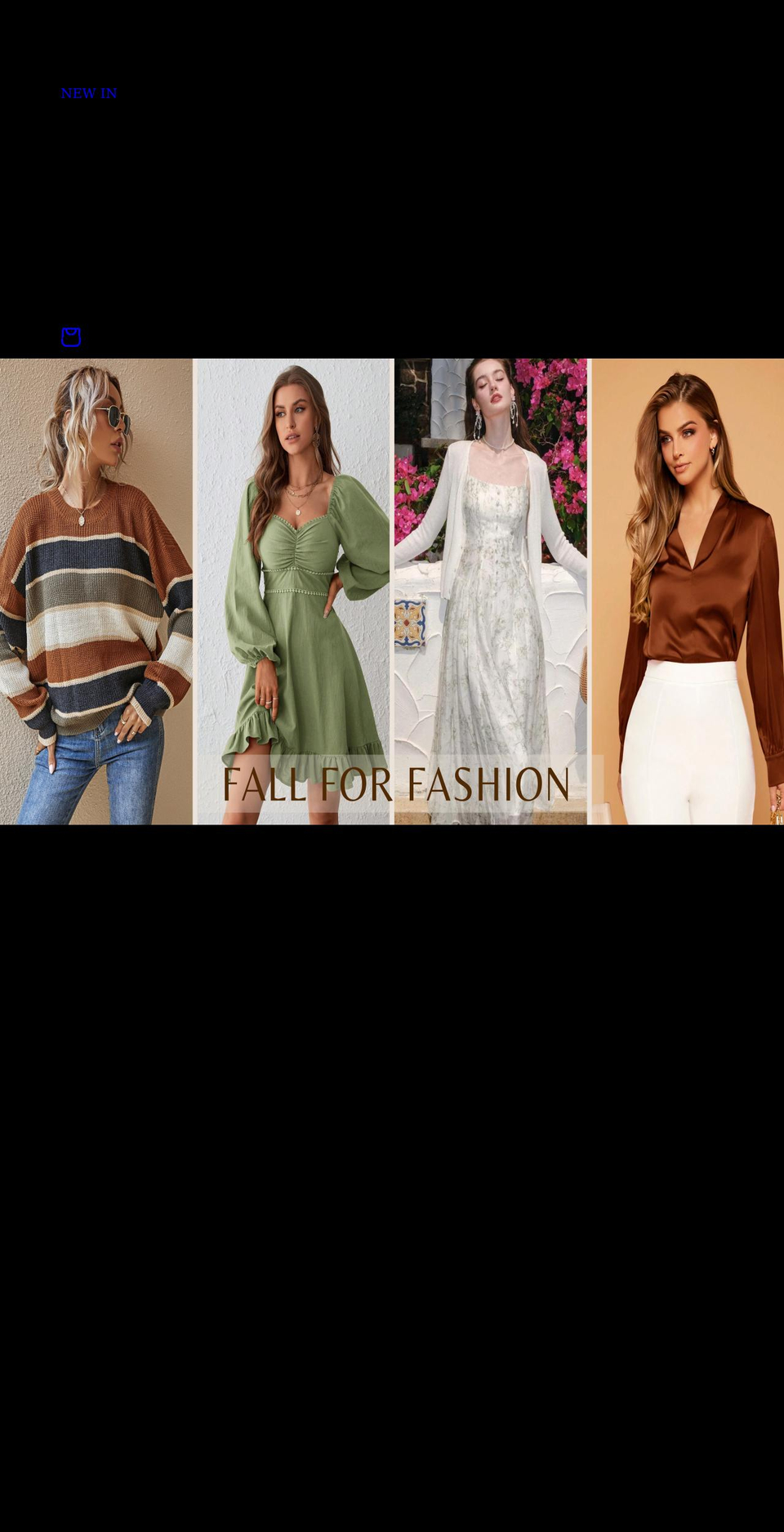 amyfashionshop.com shopify website screenshot