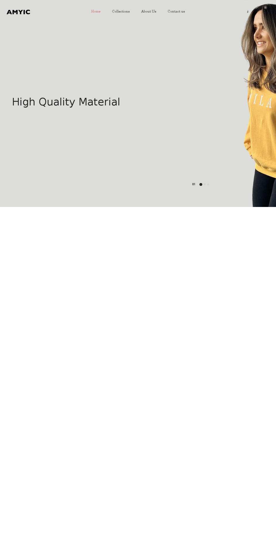 amyic.com.au shopify website screenshot