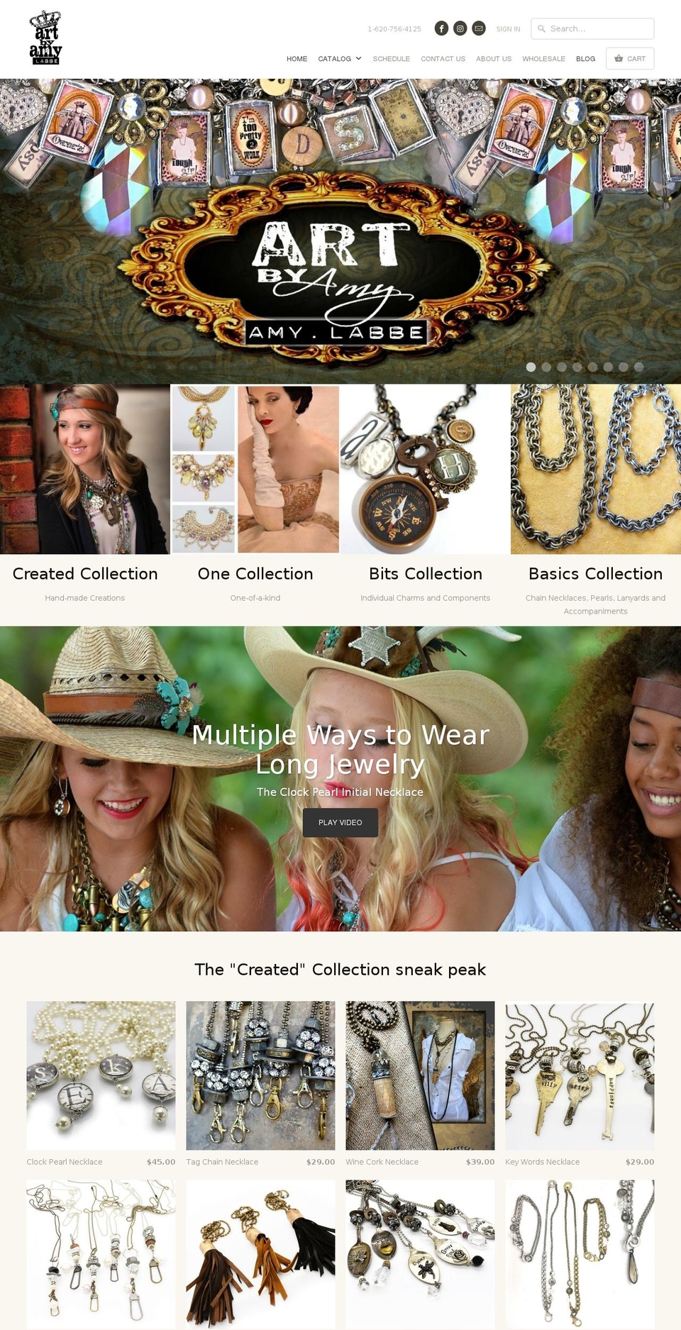 amylabbe.com — Shopify storefront screenshot