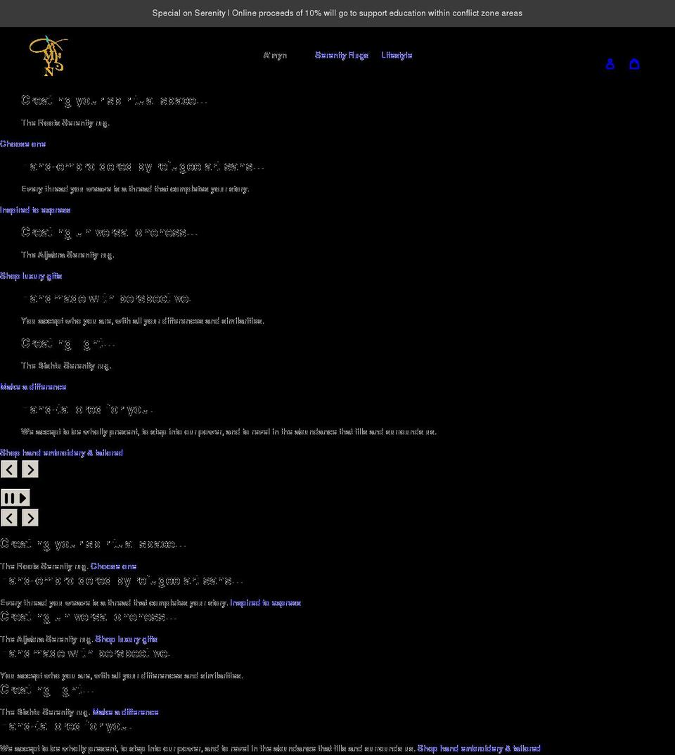 amynofficial.com shopify website screenshot