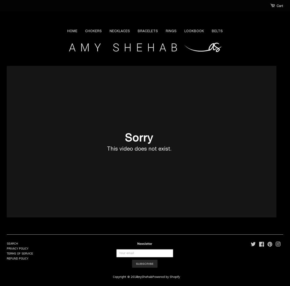 Lorenza Shopify theme site example amyshehab.com