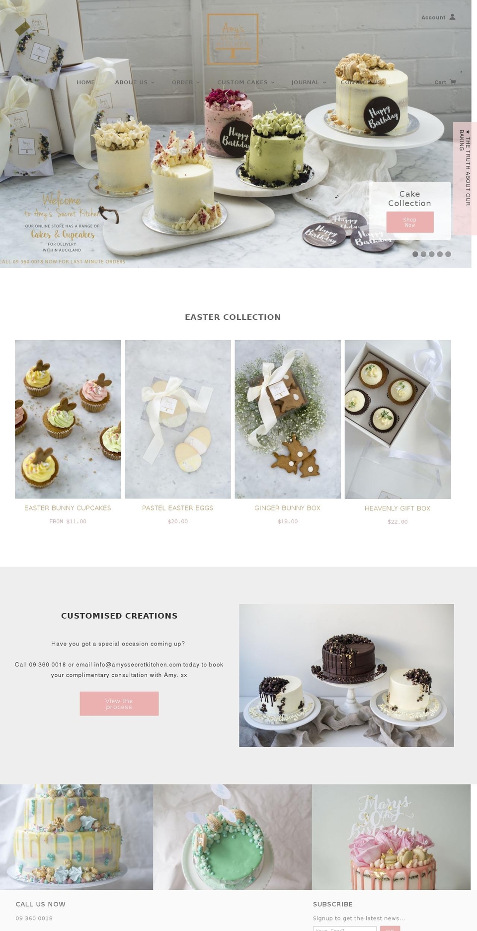 amyssecretkitchen.com shopify website screenshot