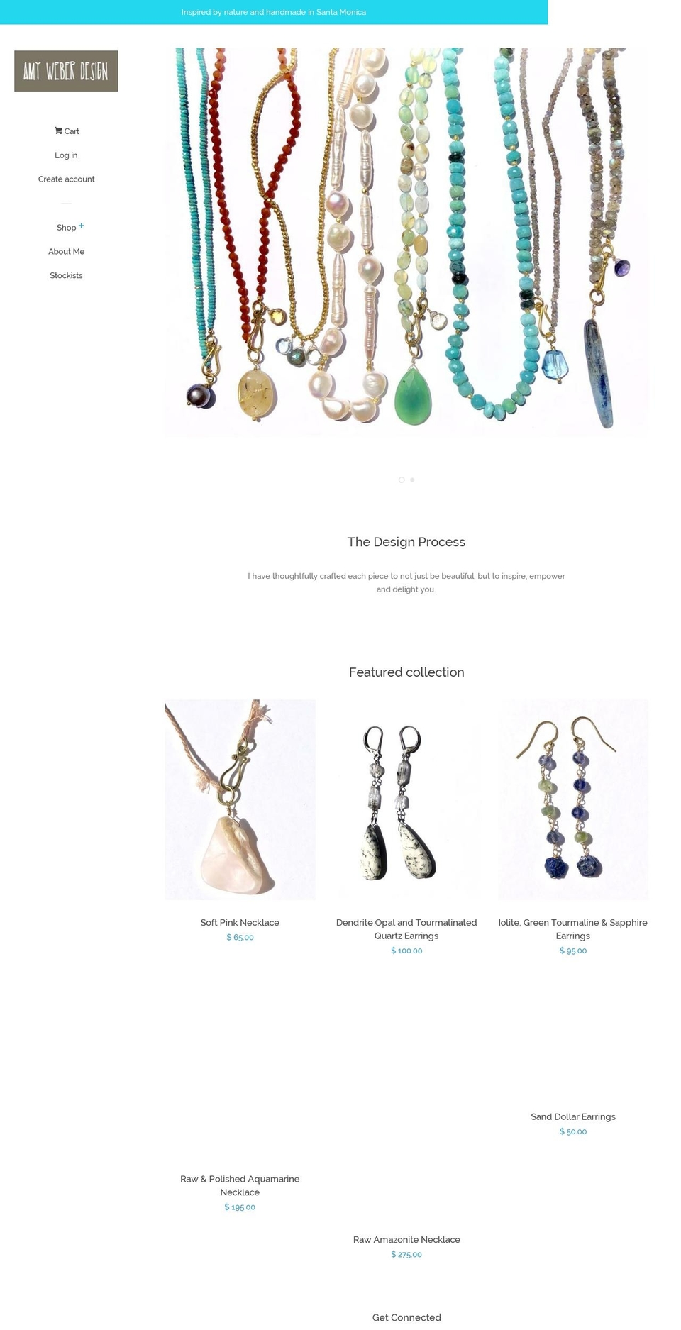 amyweberdesign.com shopify website screenshot
