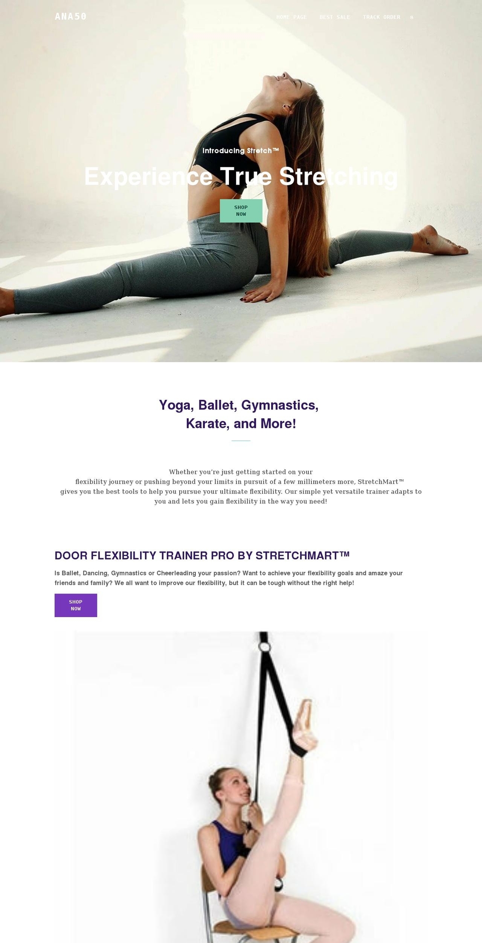 ana50.com — Shopify storefront screenshot