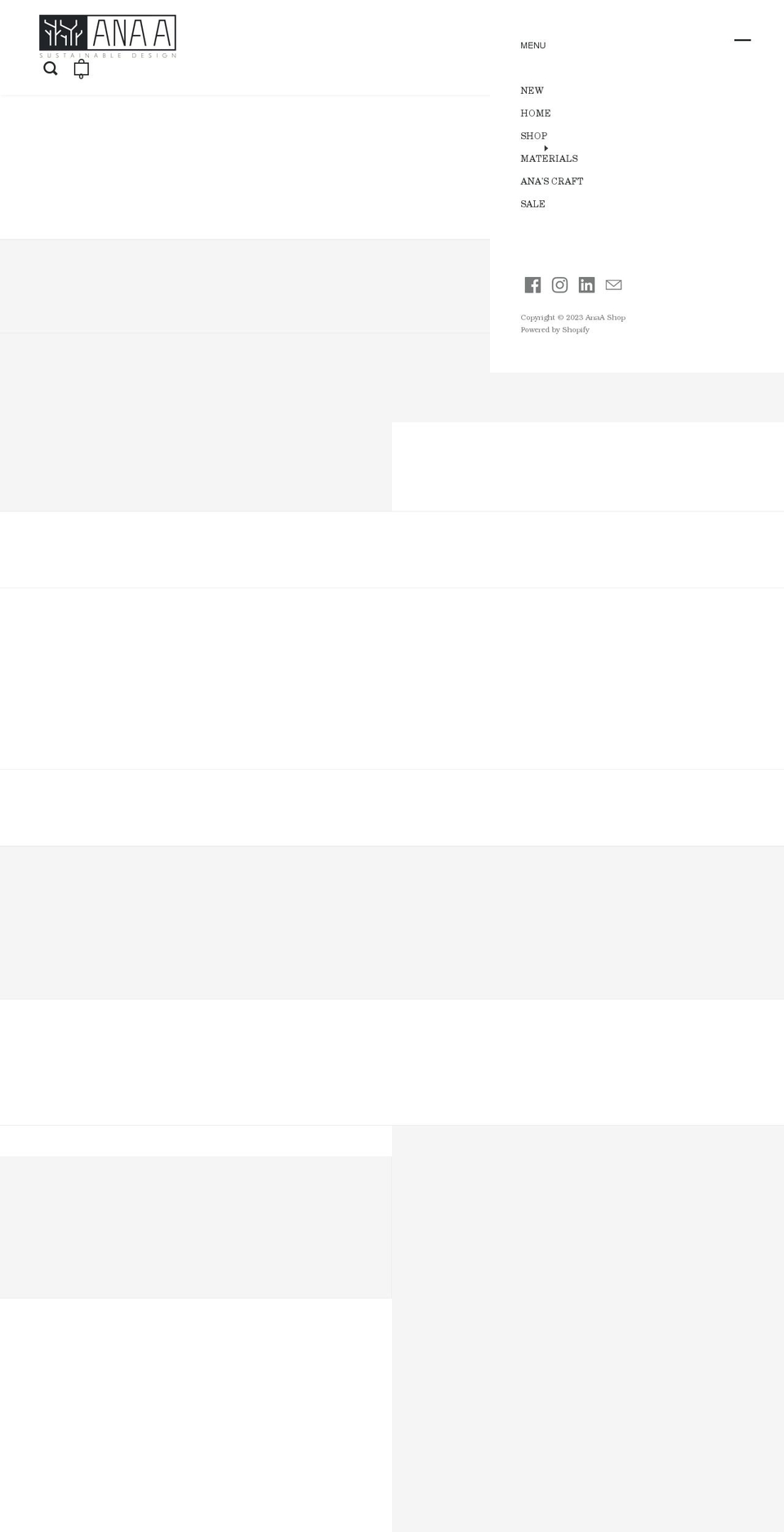anaa-shop.com shopify website screenshot