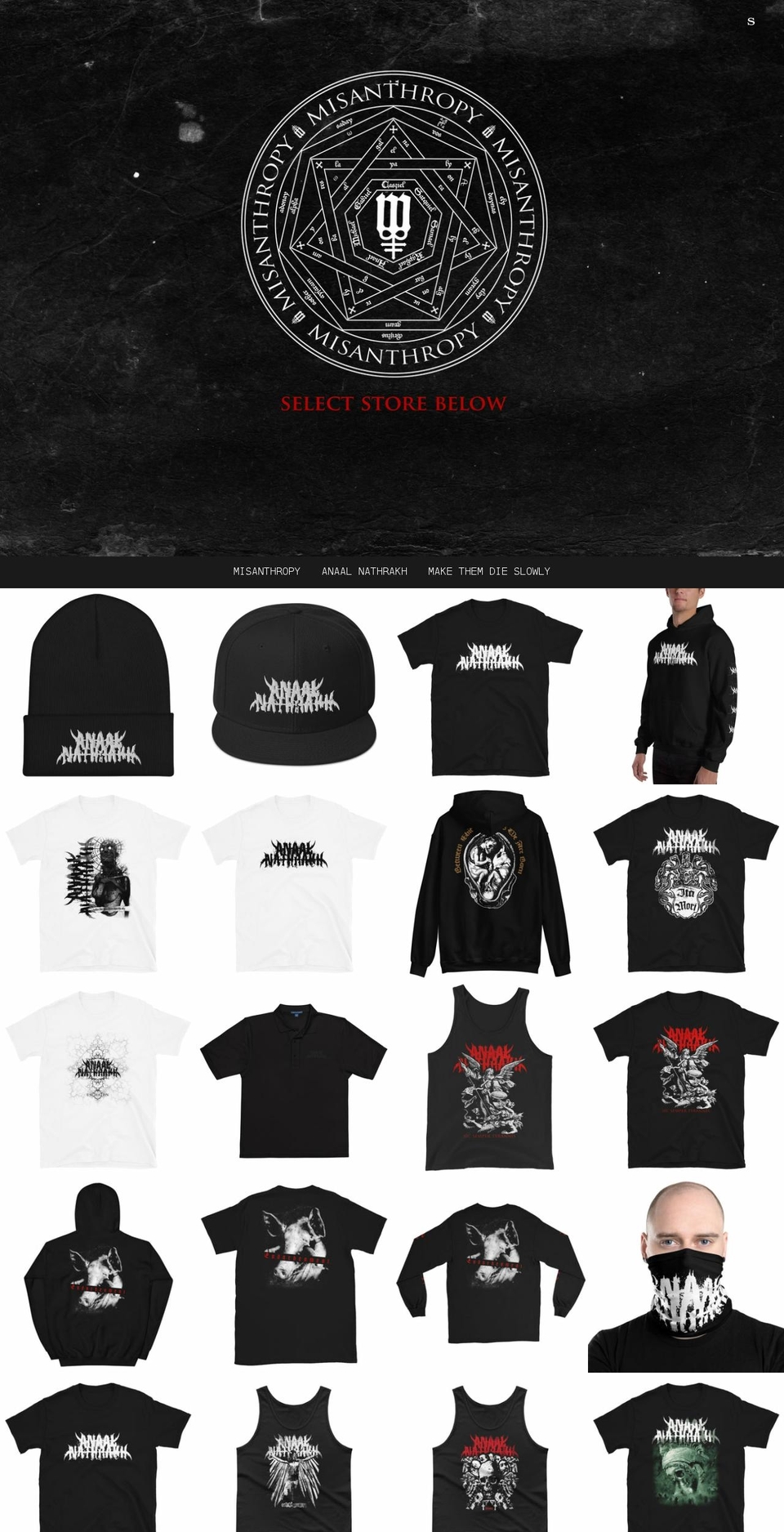 anaalnathrakhstore.com shopify website screenshot