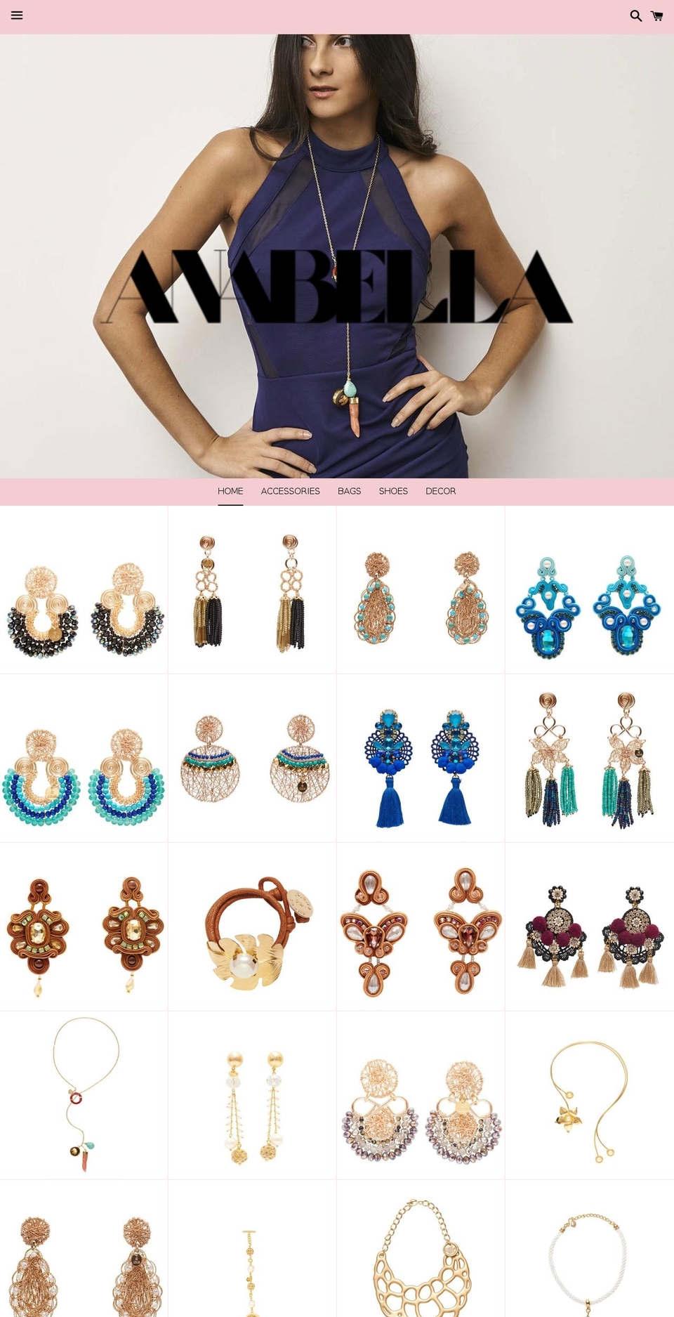 anabellashop.com shopify website screenshot