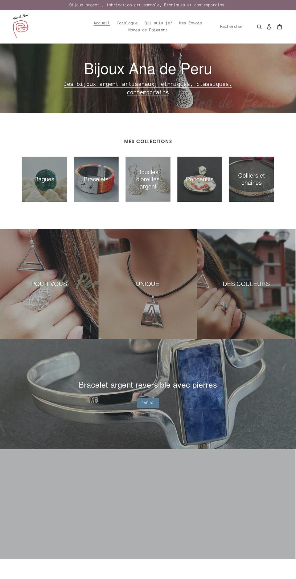 anadeperu.com shopify website screenshot