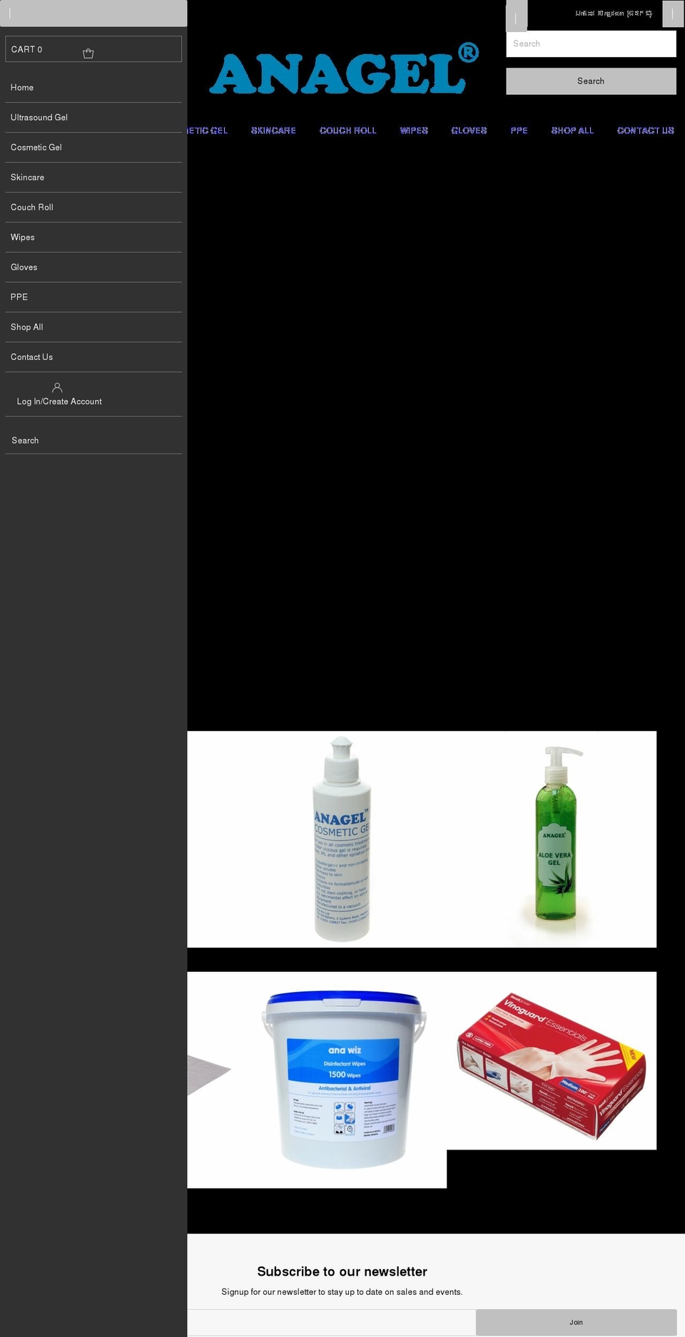 anagel.com shopify website screenshot