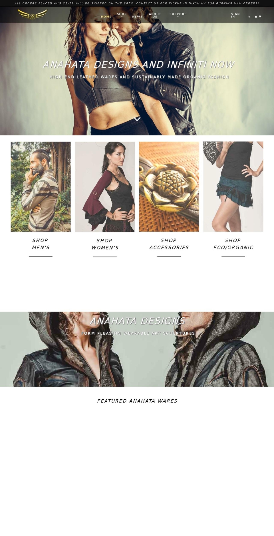 anahata-and-infiniti-now Shopify theme site example anahatadesigns.com