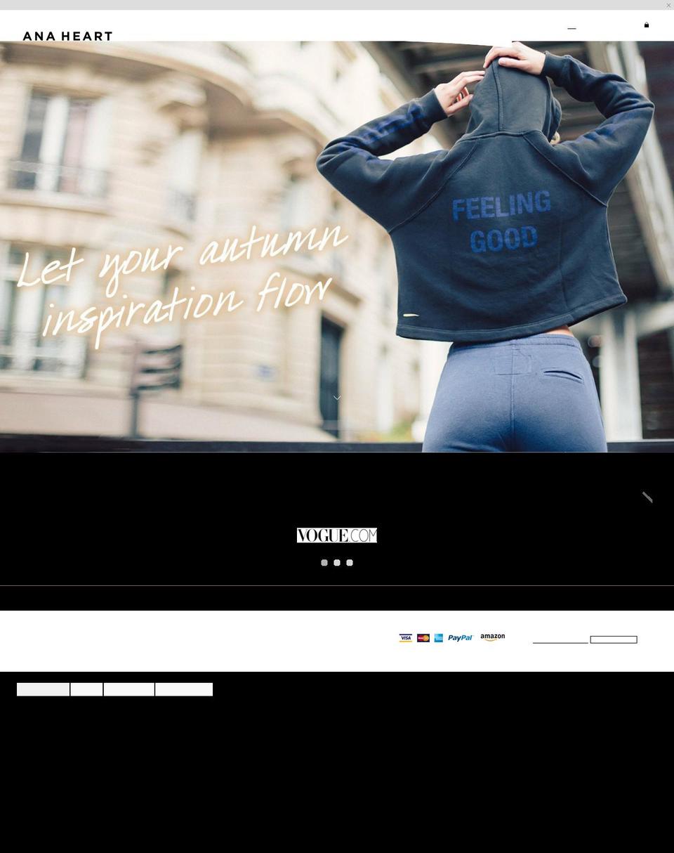 Ana Heart Custom Theme Shopify theme site example anaheart.nl