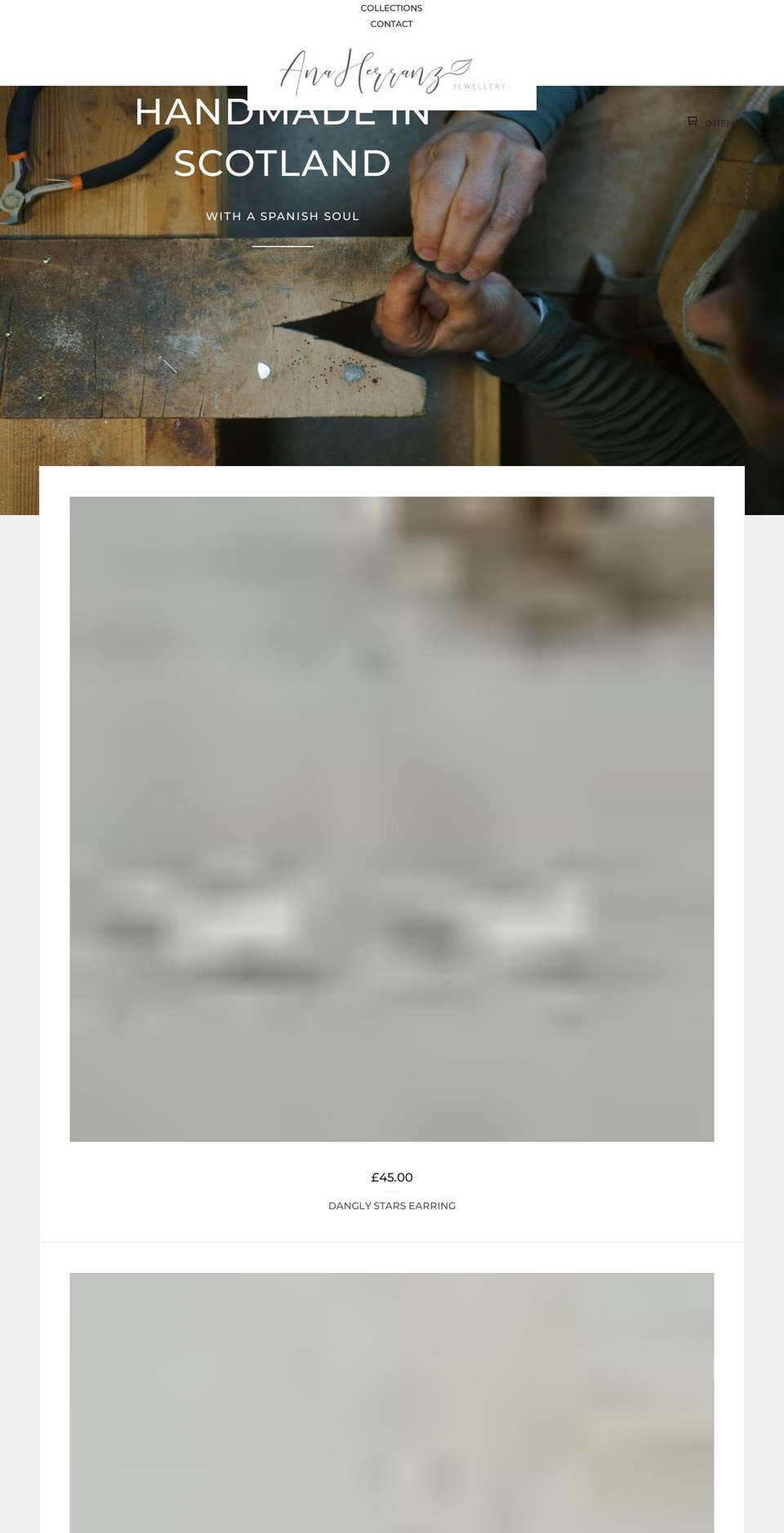 anaherranz.com — Shopify storefront screenshot