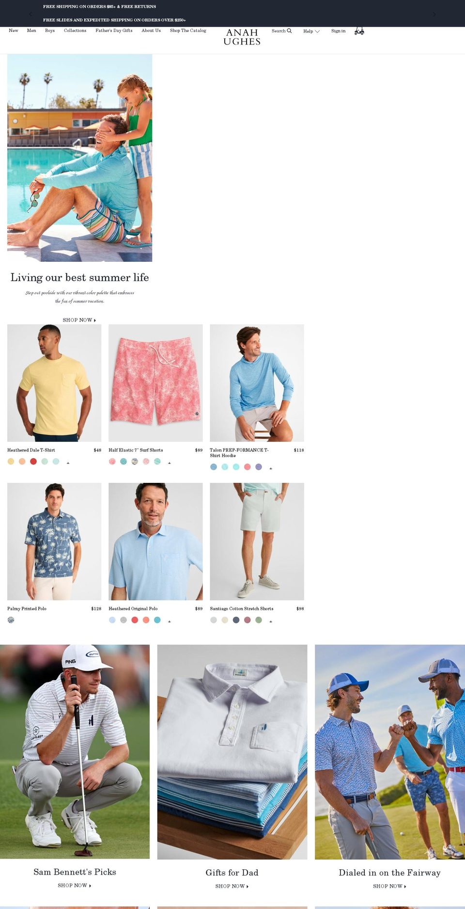 GS End of Season Sale - PROD Shopify theme site example anahughes.com