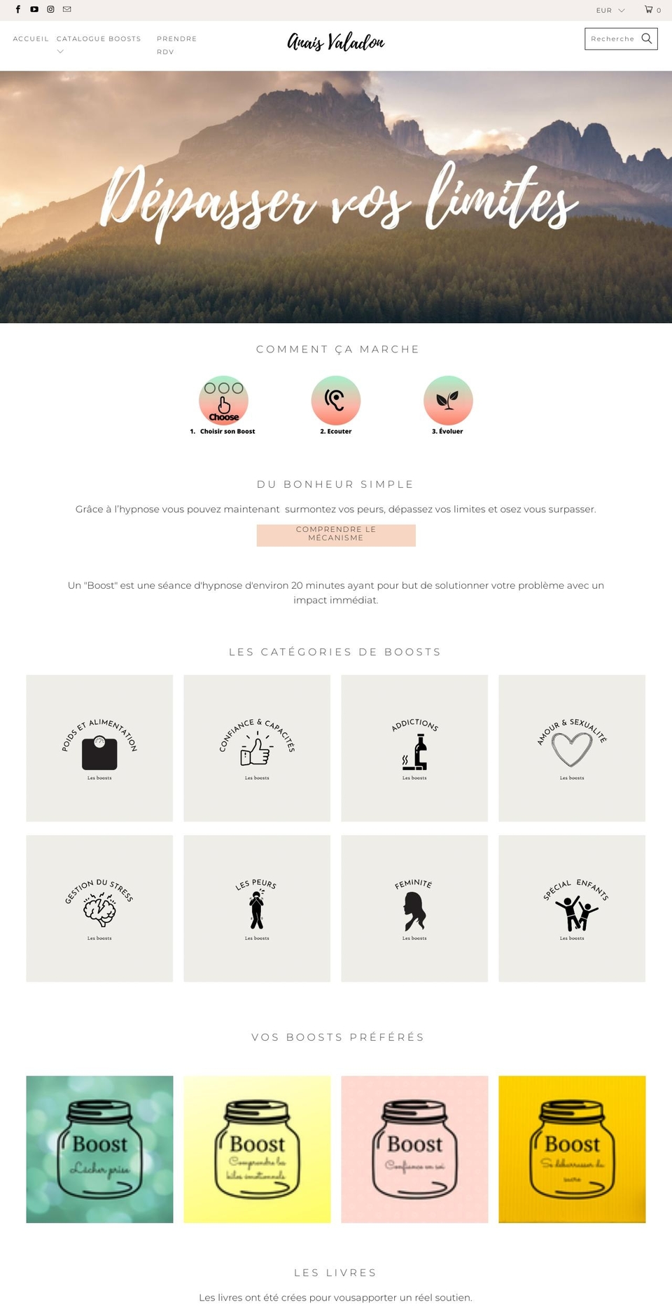anaisvaladon.com shopify website screenshot