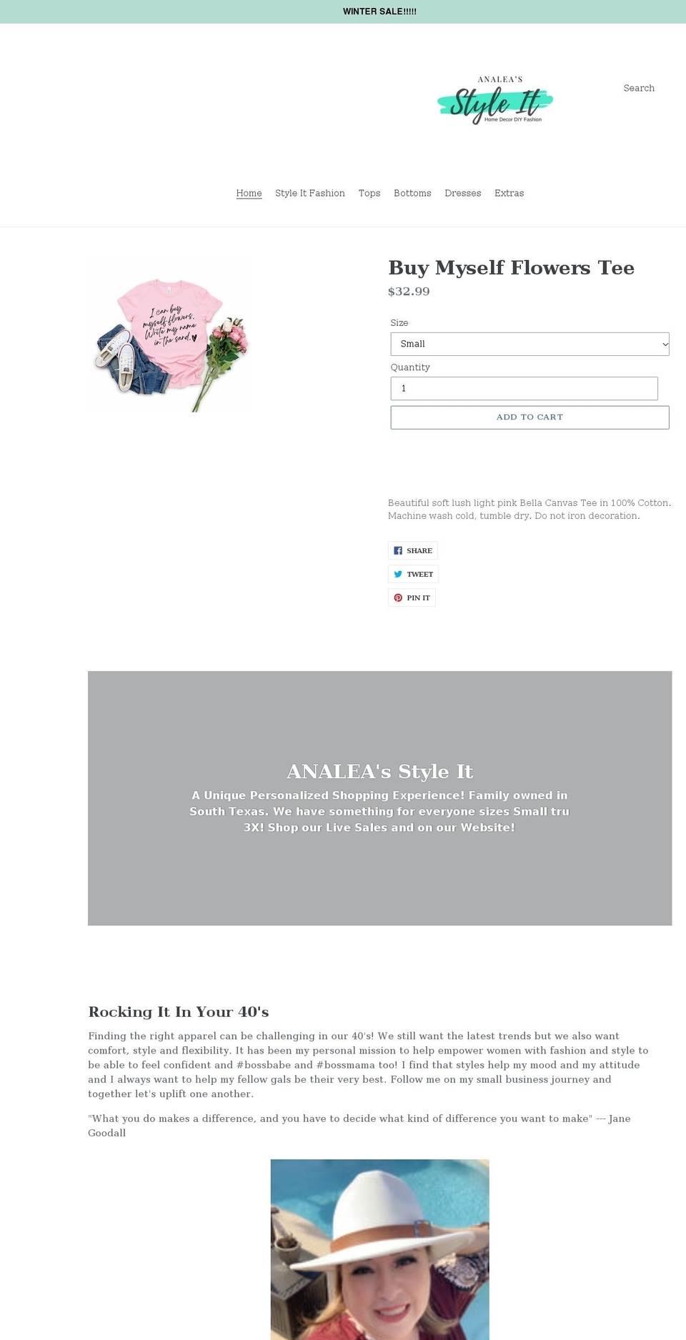 analea.shop shopify website screenshot