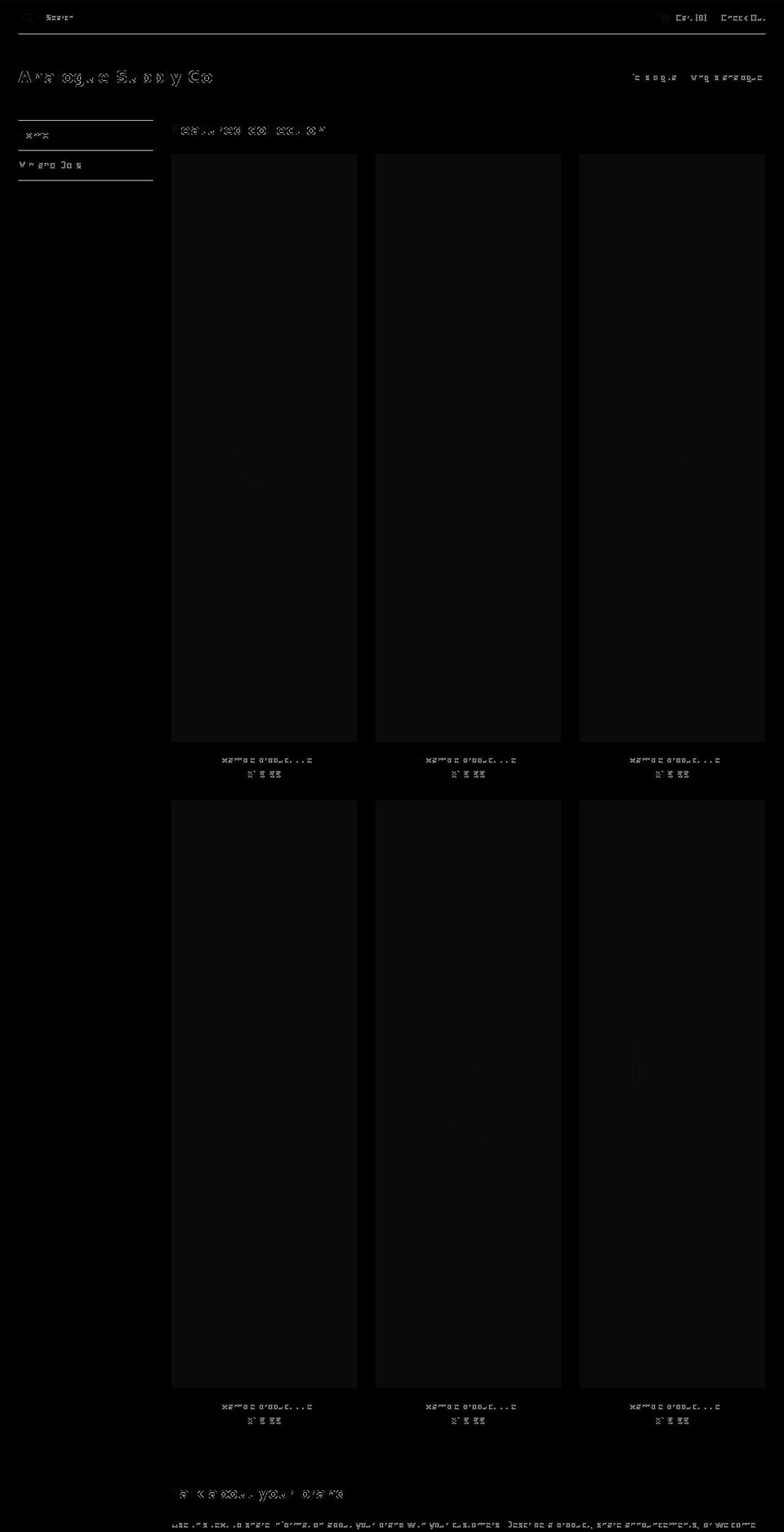 analoguesupply.com.au shopify website screenshot