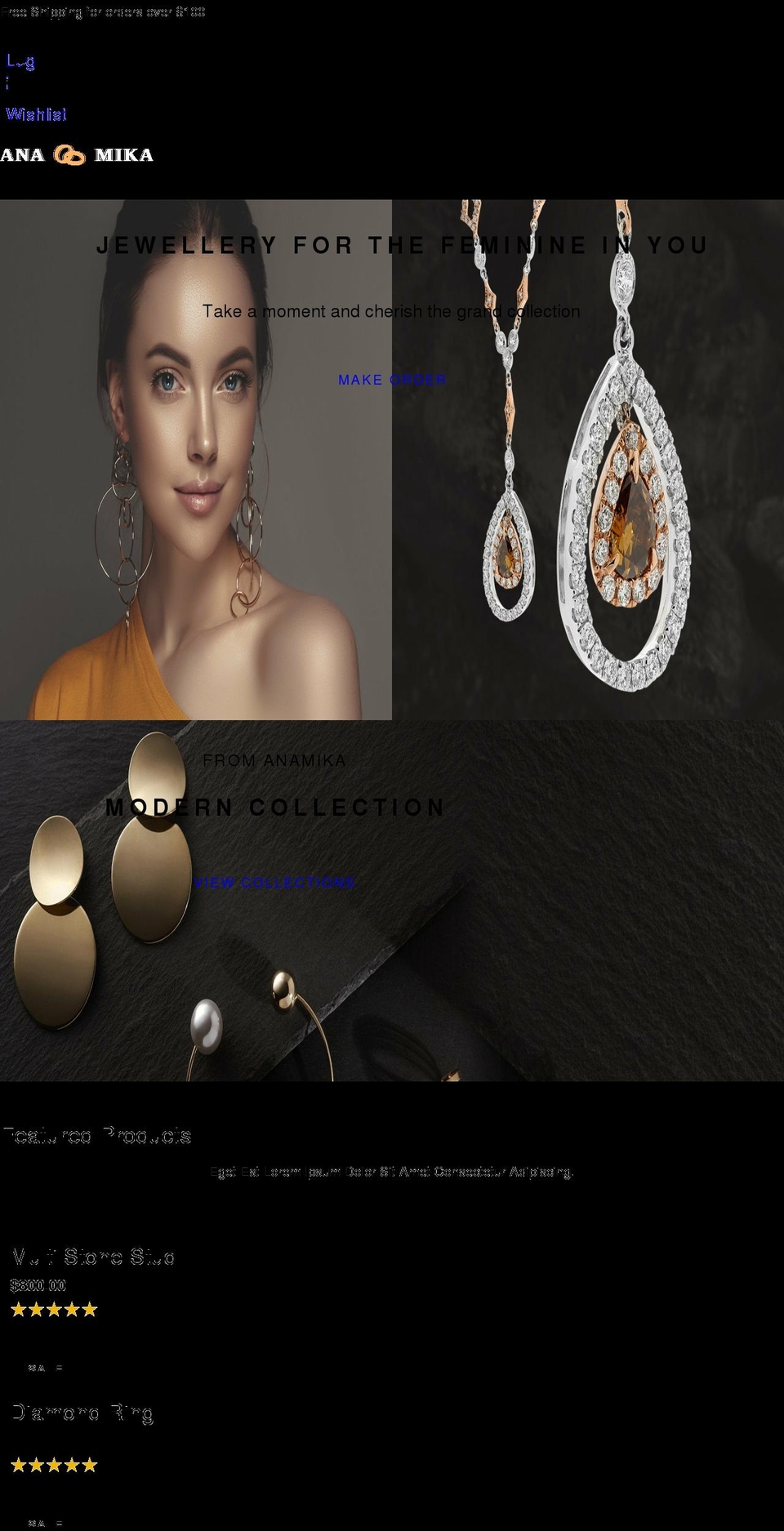 anamika-theme.myshopify.com shopify website screenshot