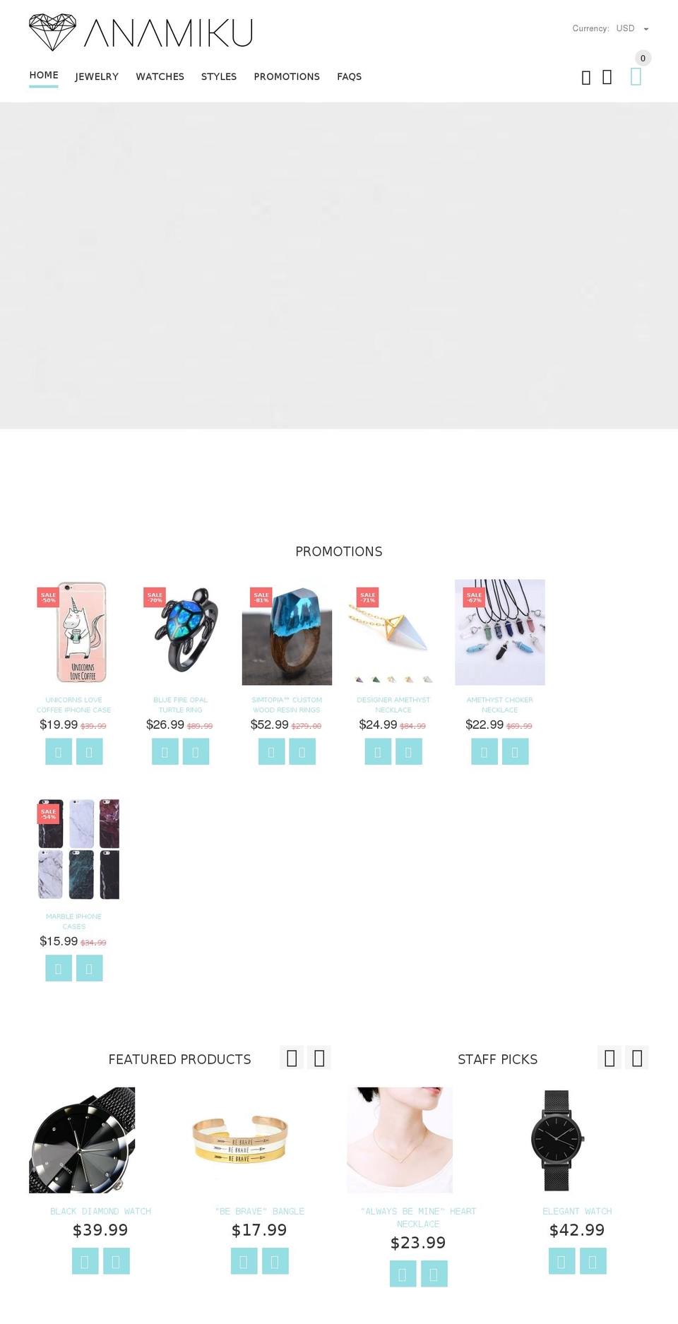 yourstore-v2-0-0 Shopify theme site example anamiku.com