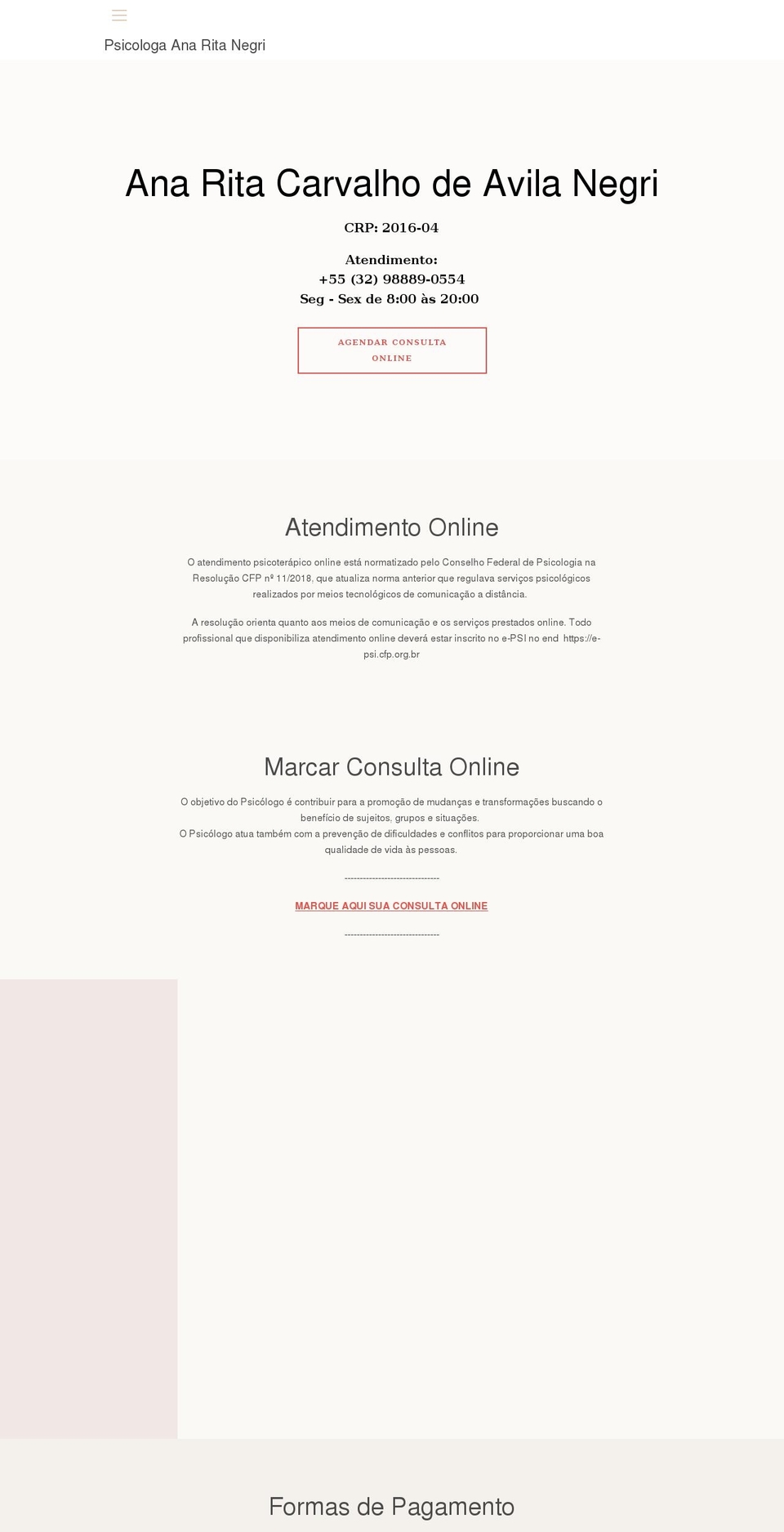 anaritanegripsicologa.com shopify website screenshot