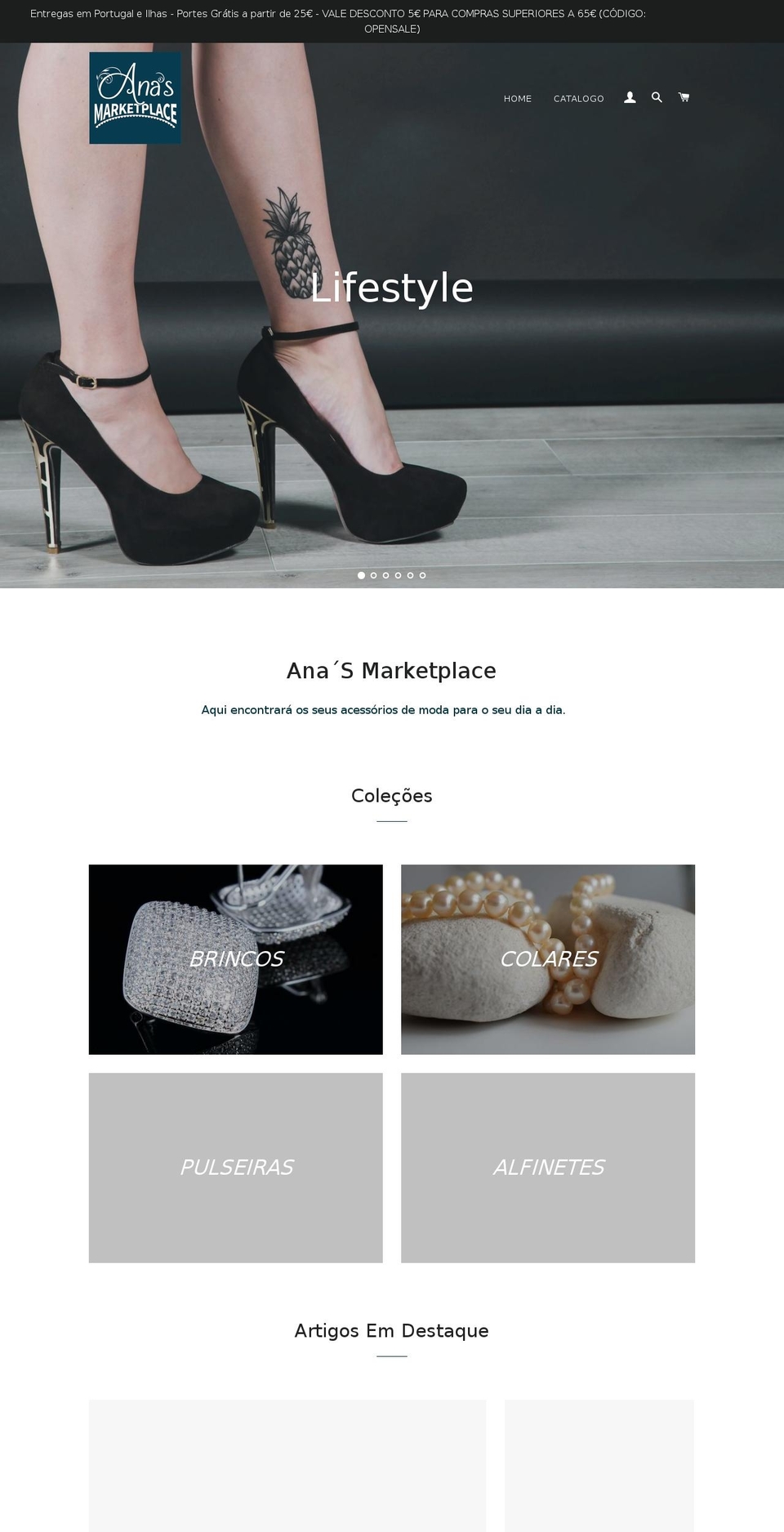anasmarketplace.com shopify website screenshot