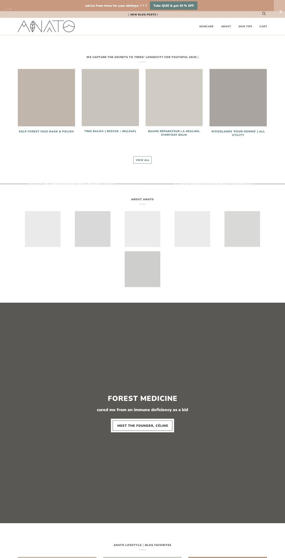 anatolife.com shopify website screenshot