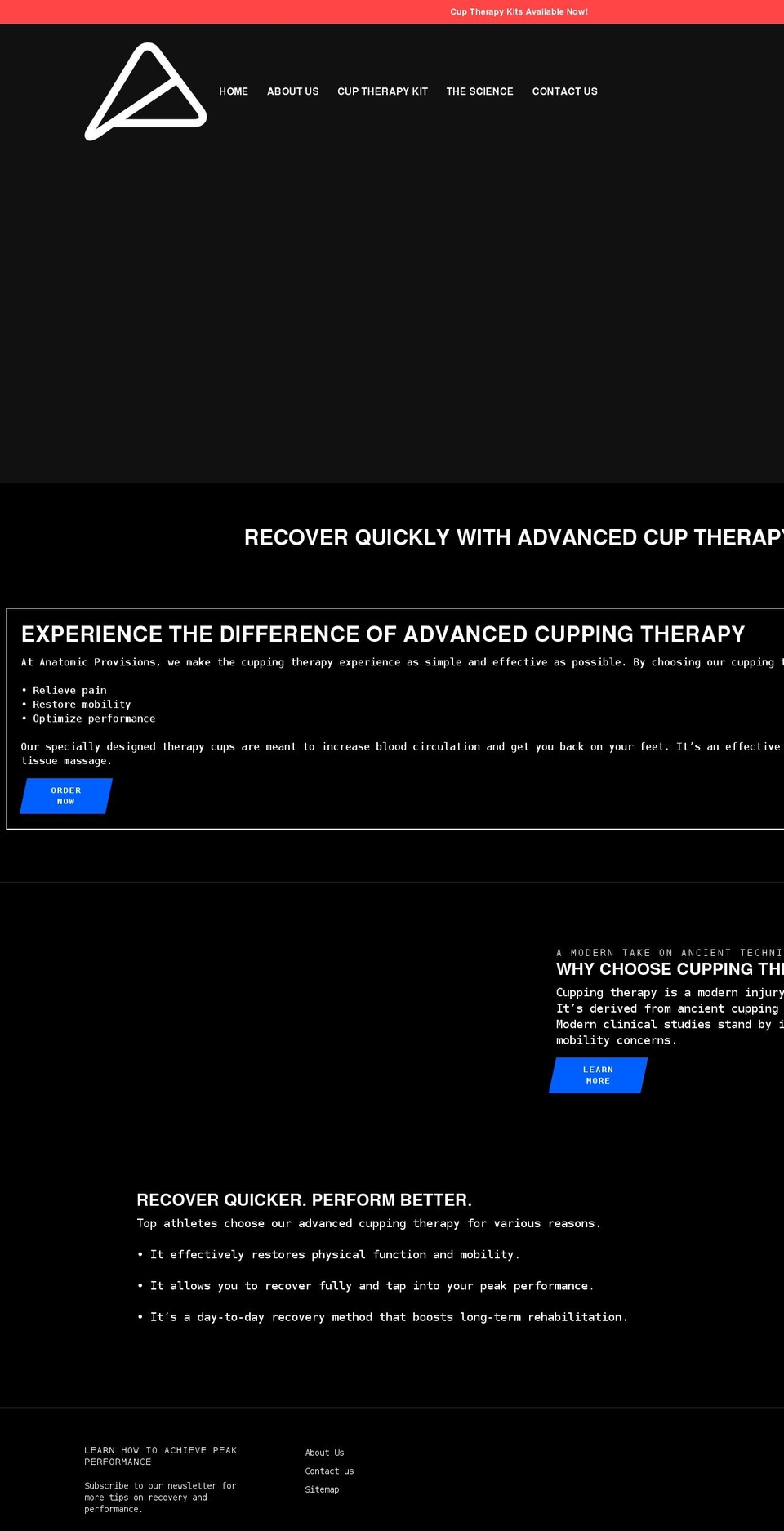 anatomicprovisions.com shopify website screenshot