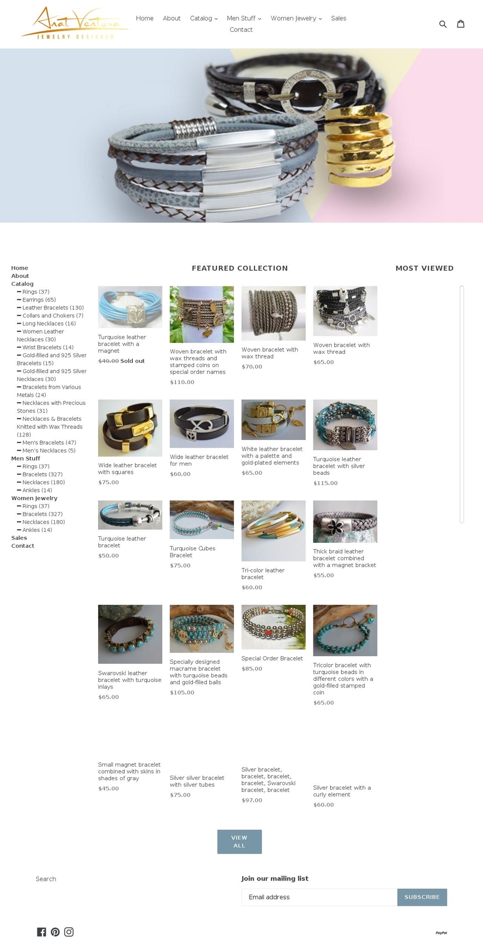 anatventura.com — Shopify storefront screenshot