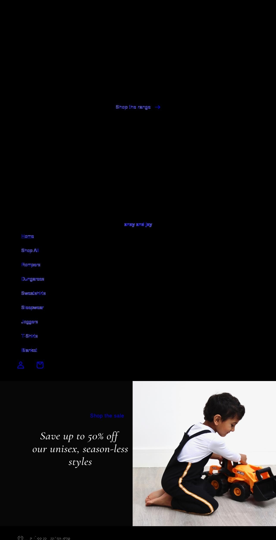 anayandjay.com shopify website screenshot