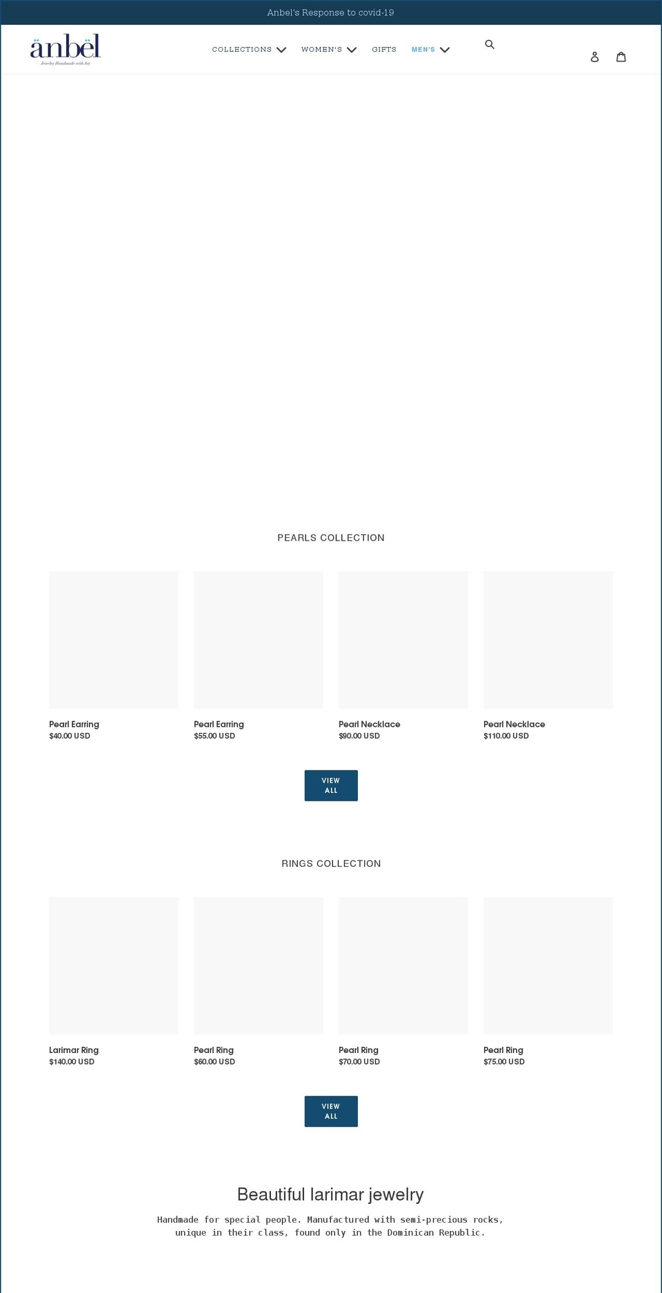 anbel.net shopify website screenshot