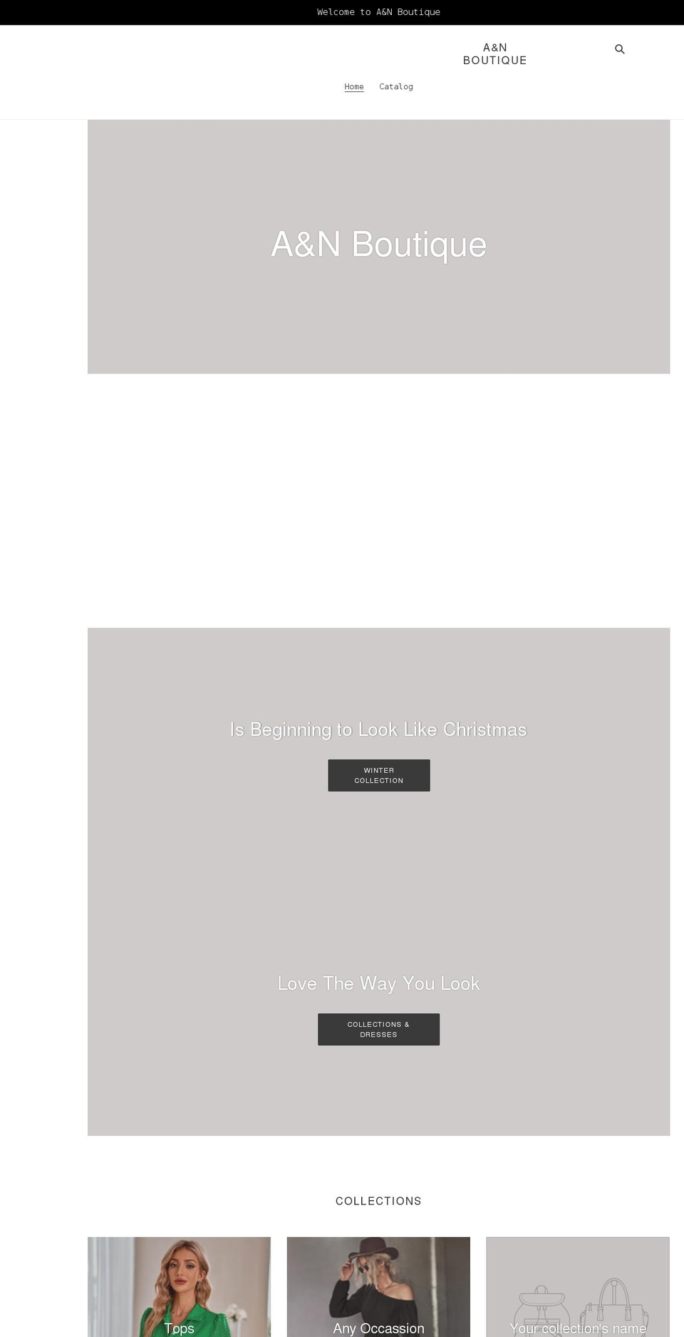 anboutique.net shopify website screenshot