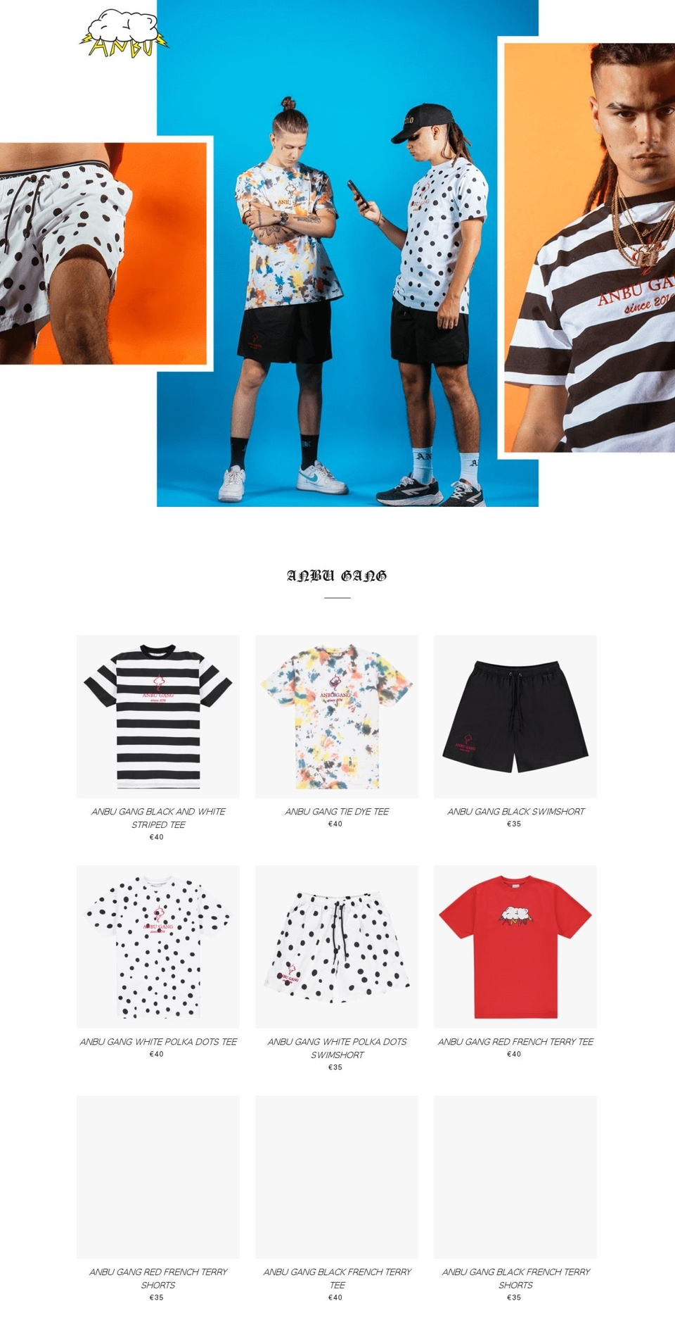 anbugang.com — Shopify storefront screenshot