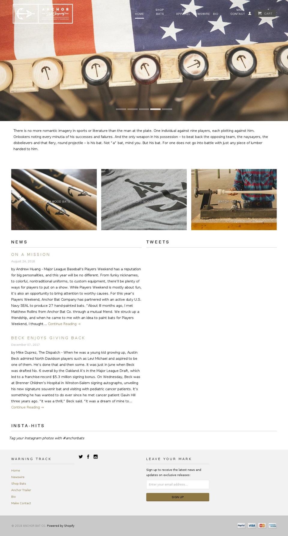 anchorbatco.com shopify website screenshot