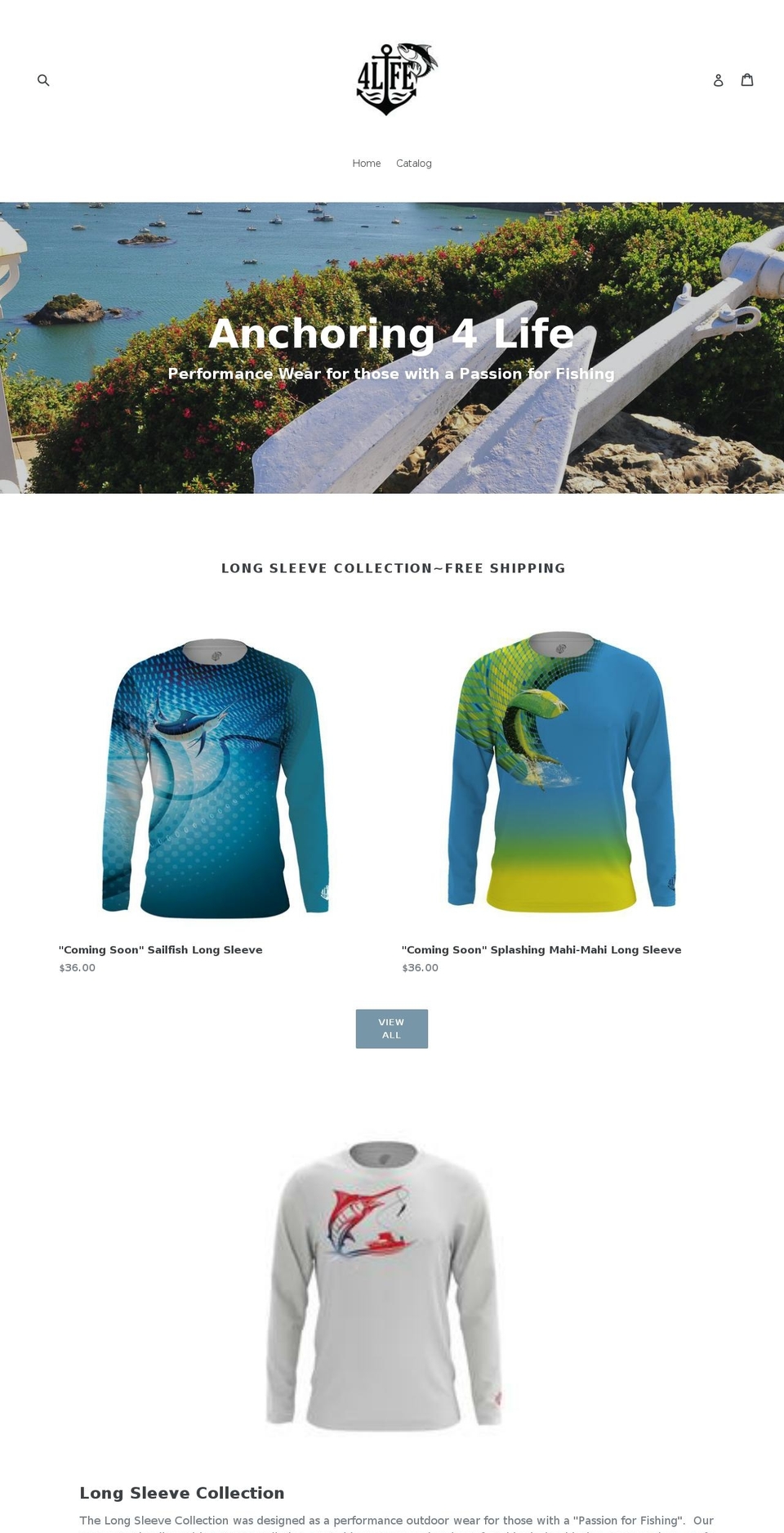 anchoring4life.com — Shopify storefront screenshot