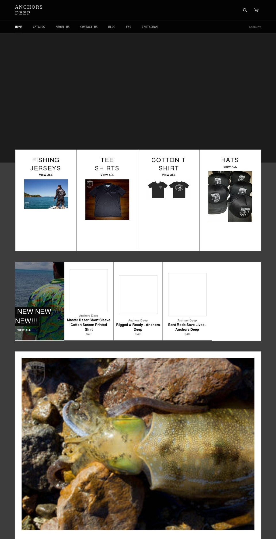 anchorsdeep.com.au shopify website screenshot