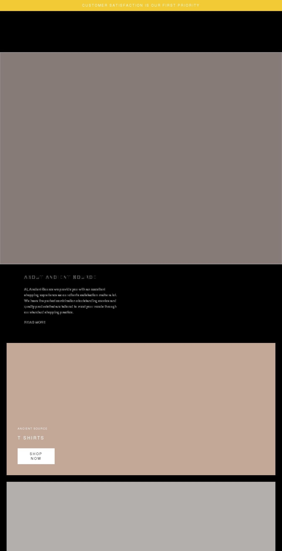 ancientsource.net shopify website screenshot
