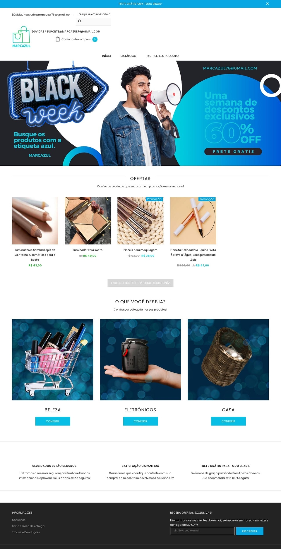 and-cross.com shopify website screenshot