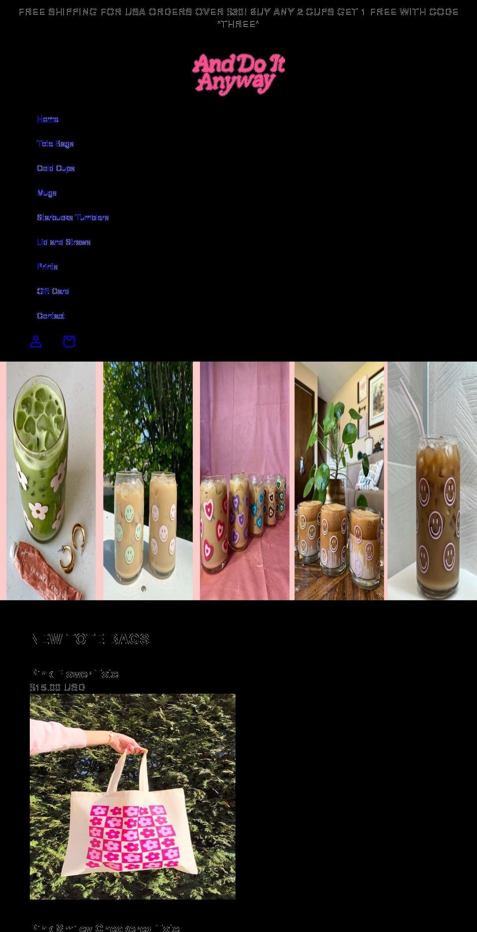 anddoitanyway.com shopify website screenshot