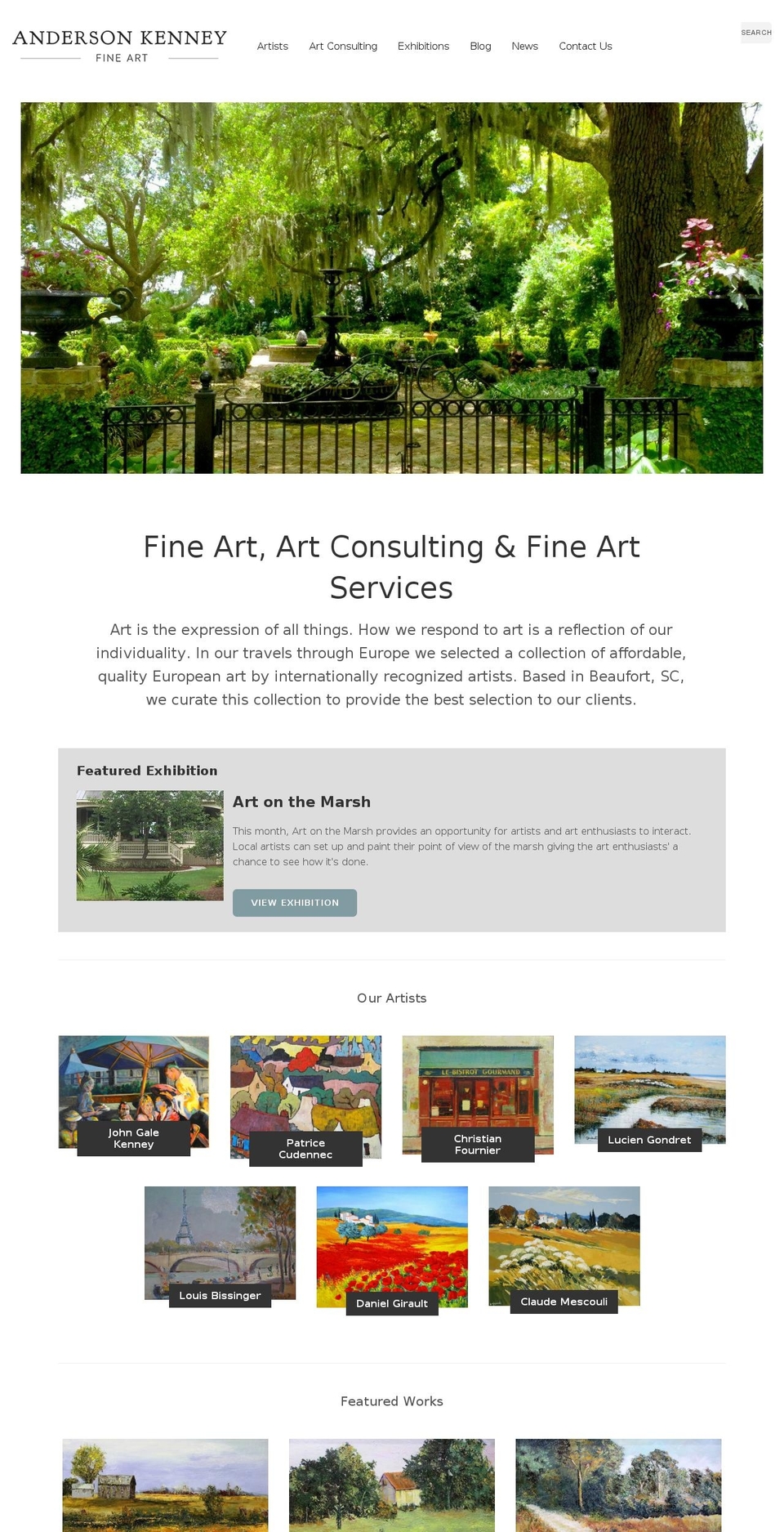 andersonkenney.com shopify website screenshot