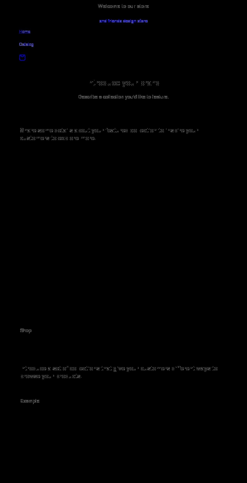 andfr-ends.com shopify website screenshot