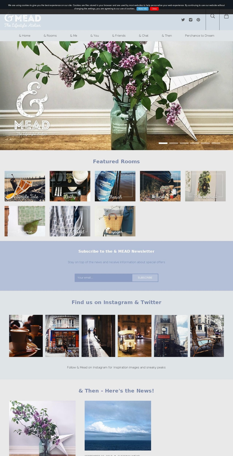 andmead.com — Shopify storefront screenshot