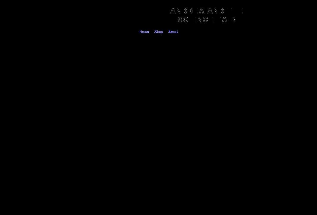 andreaandthesciencefair.com shopify website screenshot