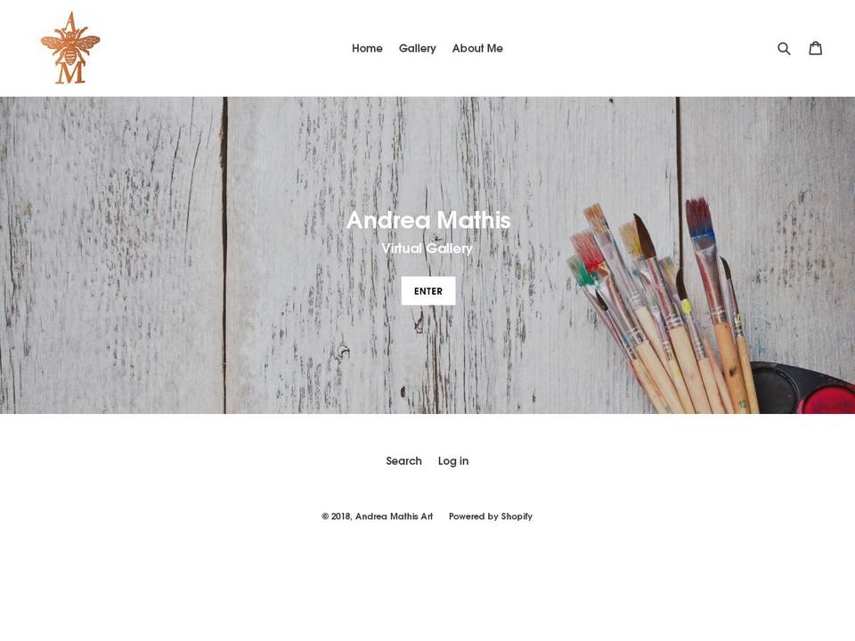 andreamathisart.com — Shopify storefront screenshot