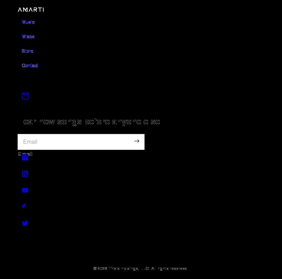 andrewamarti.com shopify website screenshot