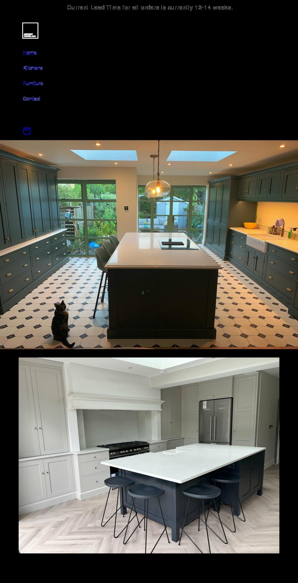 andrewcrossland.com shopify website screenshot