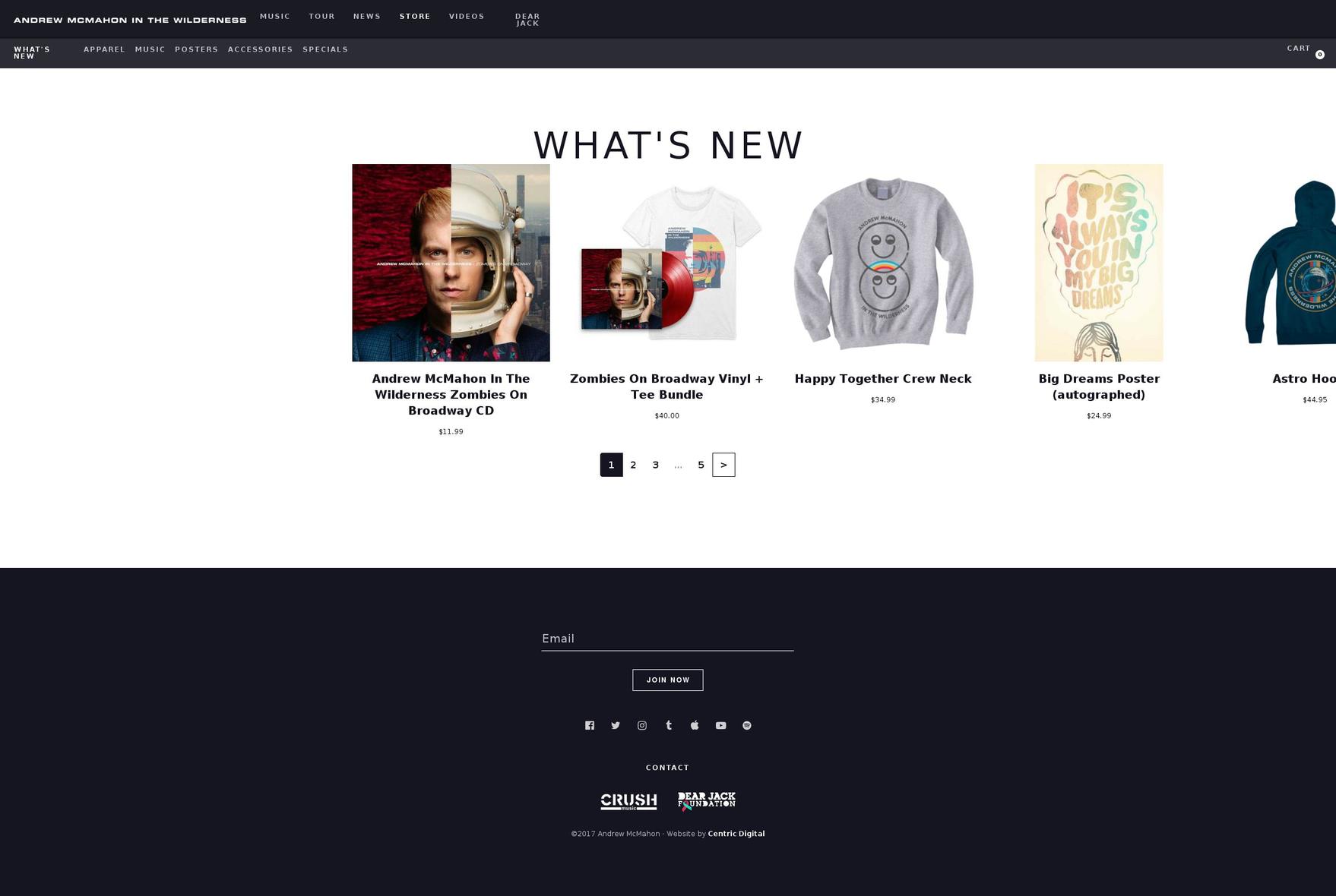 andrewmcmahon.myshopify.com shopify website screenshot