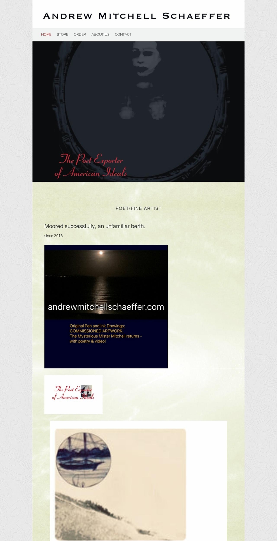andrewmitchellschaeffer.com shopify website screenshot
