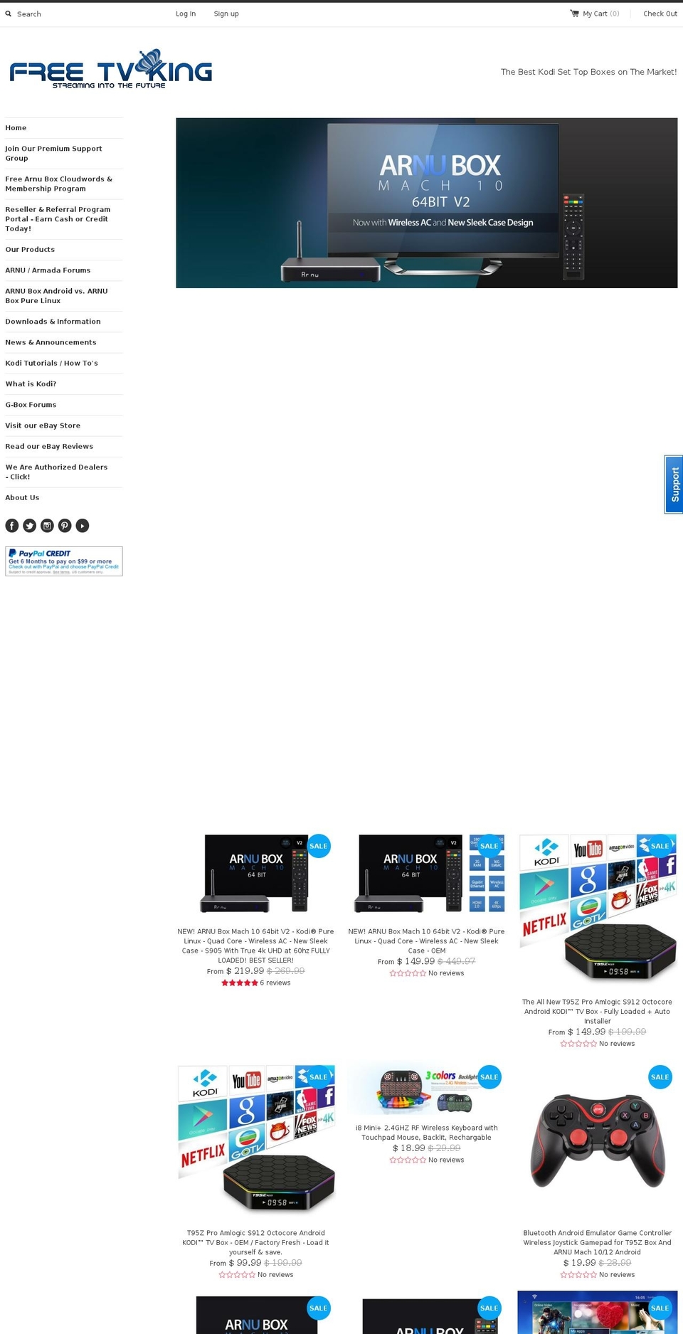 androidtvking.com shopify website screenshot