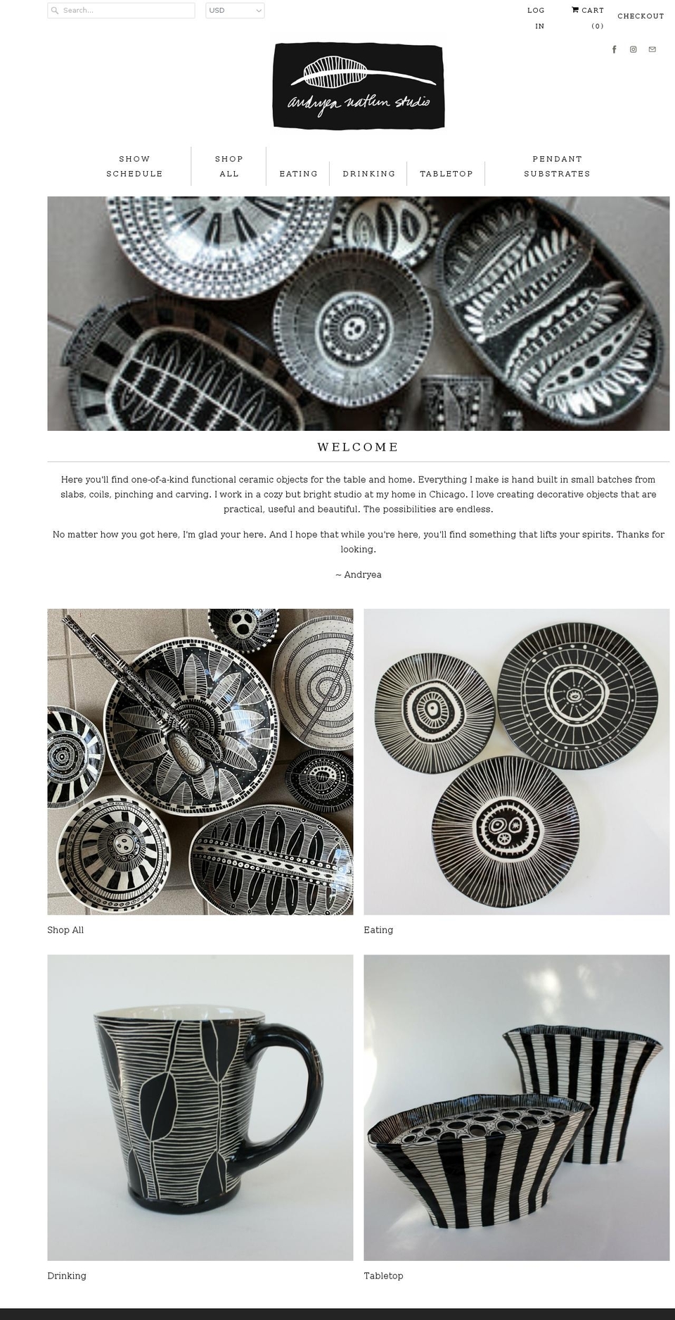 andryeanatkin.com shopify website screenshot